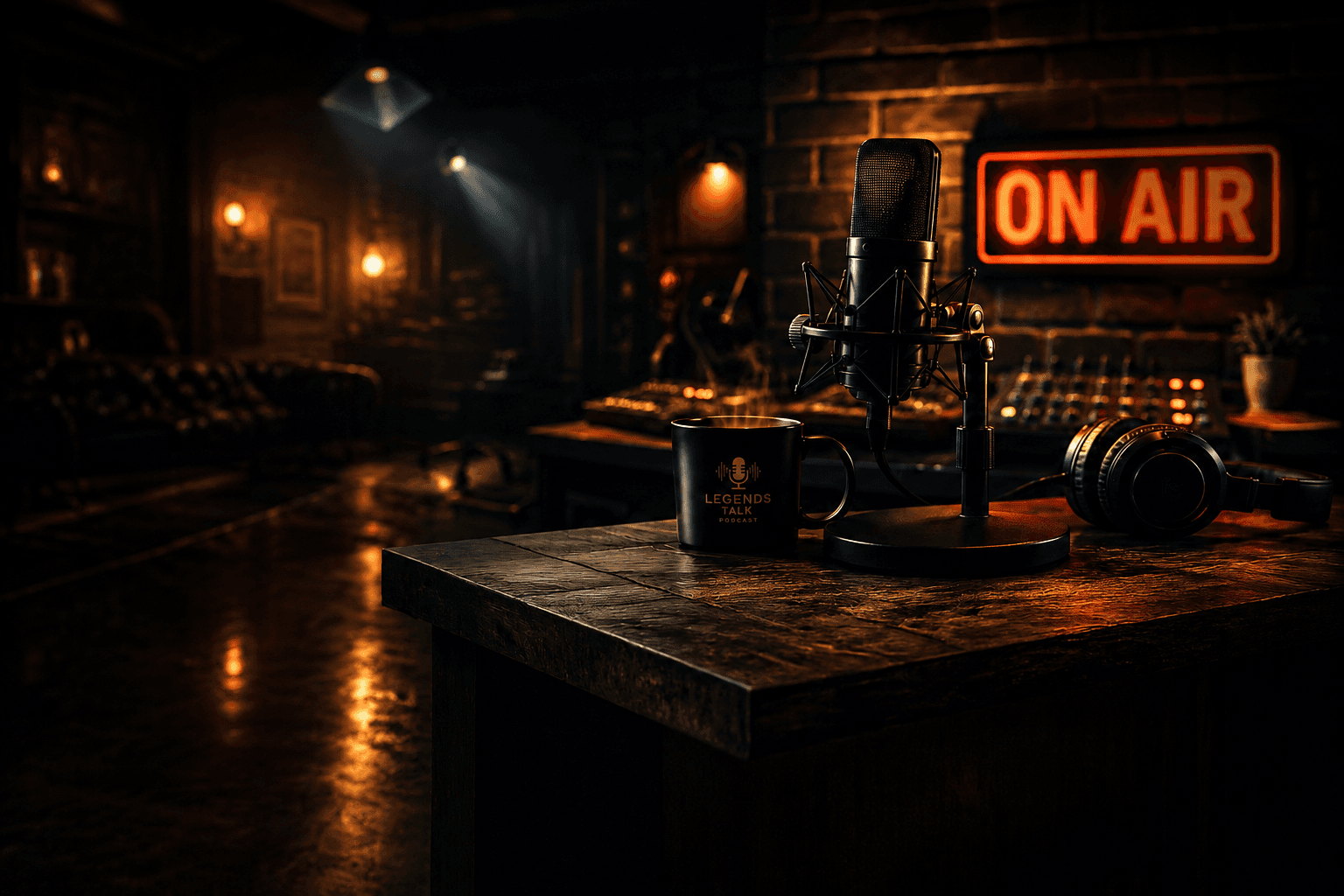 Legends Talk Podcast Studio